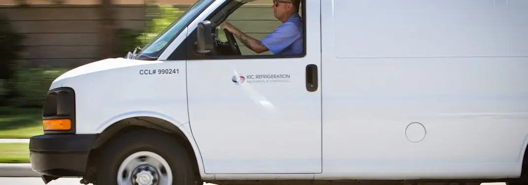 KIC Refrigeration service vehicle serving West Carson area